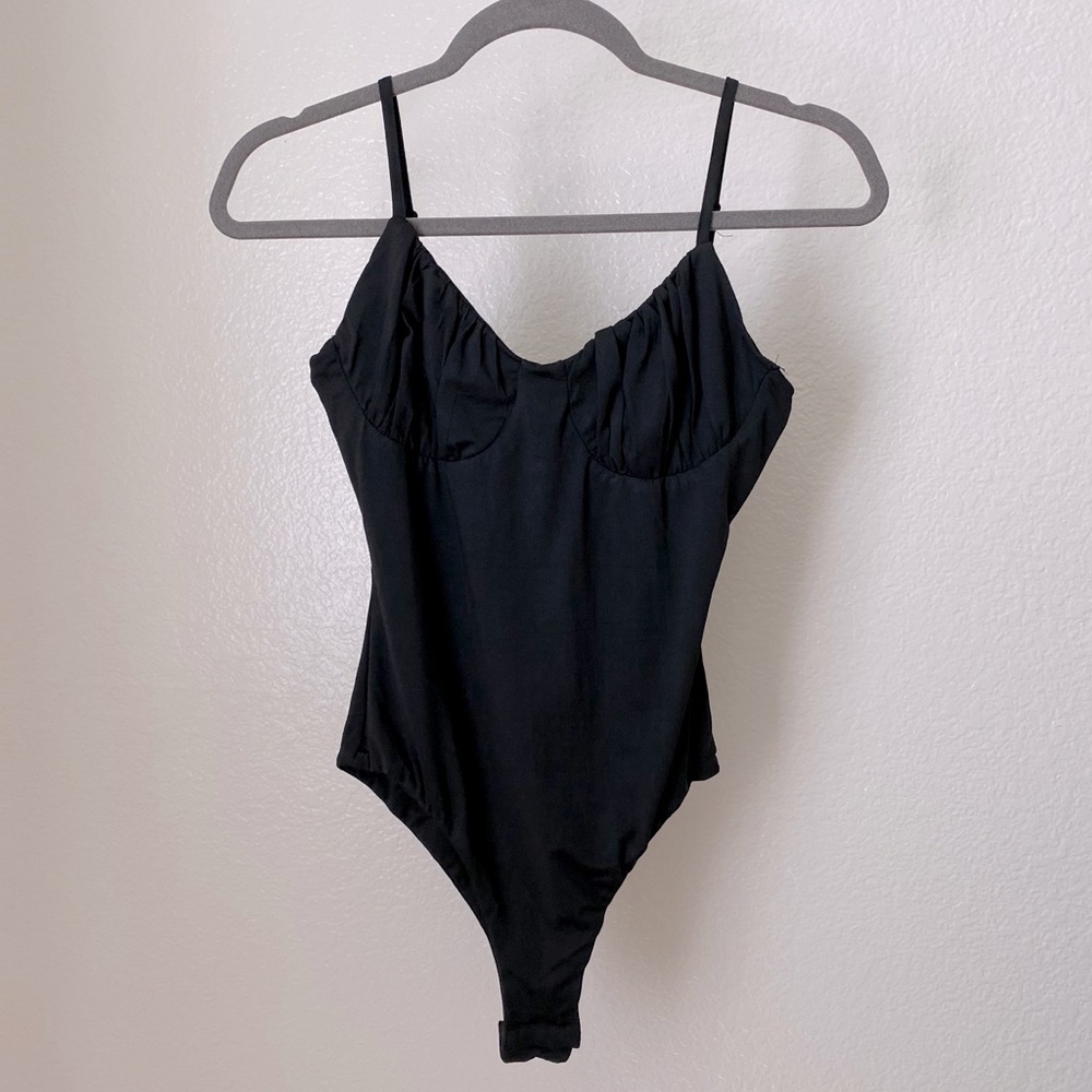 Princess Polly Levey Bodysuit in Black